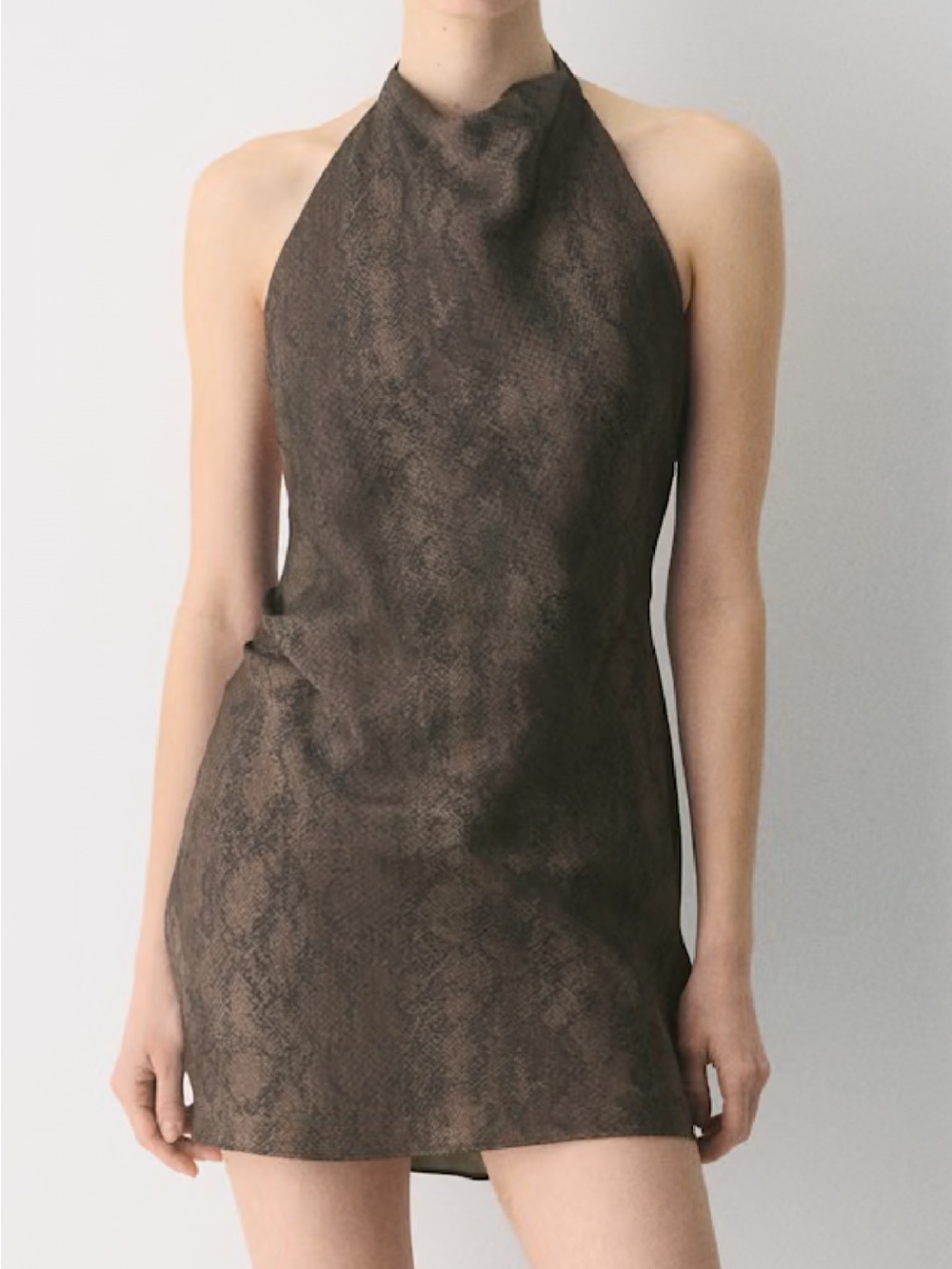 aritzia Halter Mini Dress - worn once!